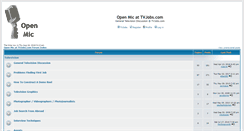 Desktop Screenshot of openmic.tvjobs.com